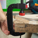 Adjustable Heavy Duty G Type Wood Clip Woodwork Carpenter C Clamp (Long) Newly