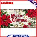 Oil Paint By Numbers Christmas Flower Frameless Picture Craft Kit for Bedroom