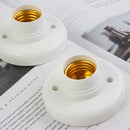 10pcs 220V E27 Lamp Holder Home Corridor Stair Round Light Bulb Socket Base