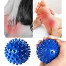 PVC Spiky Ball Trigger Point Fitness Hand Foot Pain Relief Ball (Blue) Newly