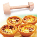 Baking Supplies Double Side Cake Tools Wooden Egg Tart Tamper Pastry Pusher