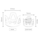 Mini Alcohol Stove Outdoor Camping Tourist Picnic Cooking Stove (Black) Newly