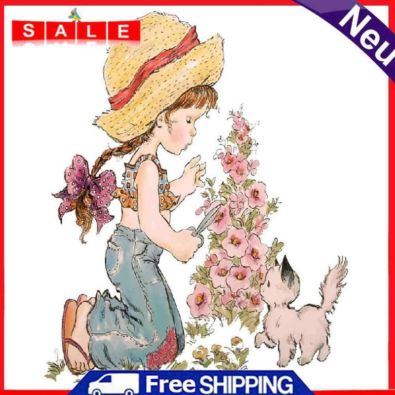 5D Diamond Painting Full Round Drill Cartoon kid Picture of