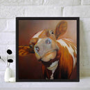 Cute Animal Oil Paint By Numbers Kit DIY Drawing Picture for Adults Home Deco