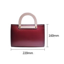 2pcs Women Crossbody Handbag PU Tote Shoulder Composite Bags Set(Red)