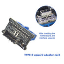USB 3.0 19-Pin to USB 3.1 Type E A Key 20-Pin Front Panel Adapter Converter