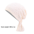 Fashion Cotton Turban Caps Muslim Headscarf Adults Warp Head Scarves Beanie H