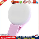 Mini Q Selfie Ring Light Flash LED USB Clip Mobile Phone Fill Lamp (Pink) Newly
