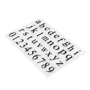 Letter Clear Transparent Silicone Seal DIY Stamp Sheet Photo Album Decor(B)