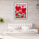 5D Valentine Day Full Round Drill Diamond Painting Handicraft Home Wall Decor