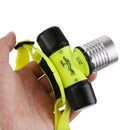 LED Light Scuba Diving Headlamp Underwater Work Headlight Waterproof Head Torch