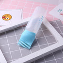 50oz Empty Hair Dye Applicator Brush Bottle Color Dispensing Comb (Blue) Newly