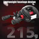 Metal Spool Baitcasting Reel 8kg Max Drag 7.2/1 High Speed Saltwater Fish Whe