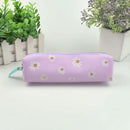 Pencil Box Candy Color Transparent Pen Storage Bag Pencil Bag Daisy Pencil Case