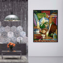 Dinosaur Books Rhinestone Full Round 5D DIY Diamond Painting Kit Wall Picture Ar