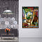 Dinosaur Books Rhinestone Full Round 5D DIY Diamond Painting Kit Wall Picture Ar