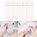 Beverage Shop Home Disposable Plastic Curved Bend Extra Long Drinking Straws