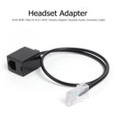 Ethernet RJ45 8P8C Male to RJ11 6P4C Female Adapter Converter Cable for Headset