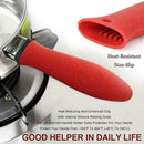 Pot Holder Cast Iron Hot Skillet Silicone Handle Cover D8FJ Pan NICE N1R0