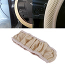 Handbrake Auto Car Steering Wheel Cover Cars Steering Beige