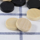 30pcs Wooden Draughts Checkers Backgammon Chess Pieces 2 Dice for Kid Board
