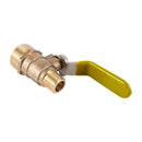 1/2" to 1/4" Male Brass Ball Valve Shut Off Switch And Fitting Male Female P5K7