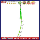 Luminous Soft Fishing Lure Hook Octopus Artificial Bait 5 Hook Hairtail Fishh