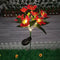 7 Head Solar LED Orchid Light Outdoor Waterproof Flowers Garden Stake Fence