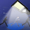 Solar Powered Wall Lamp Waterproof PIR Motion Sensor Outdoor Yard Light (D)