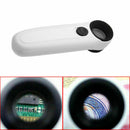 40X Magnifier Magnifying Eye Jewelry Glass Jeweler Loupe w Loop N8X1 LED U4A8