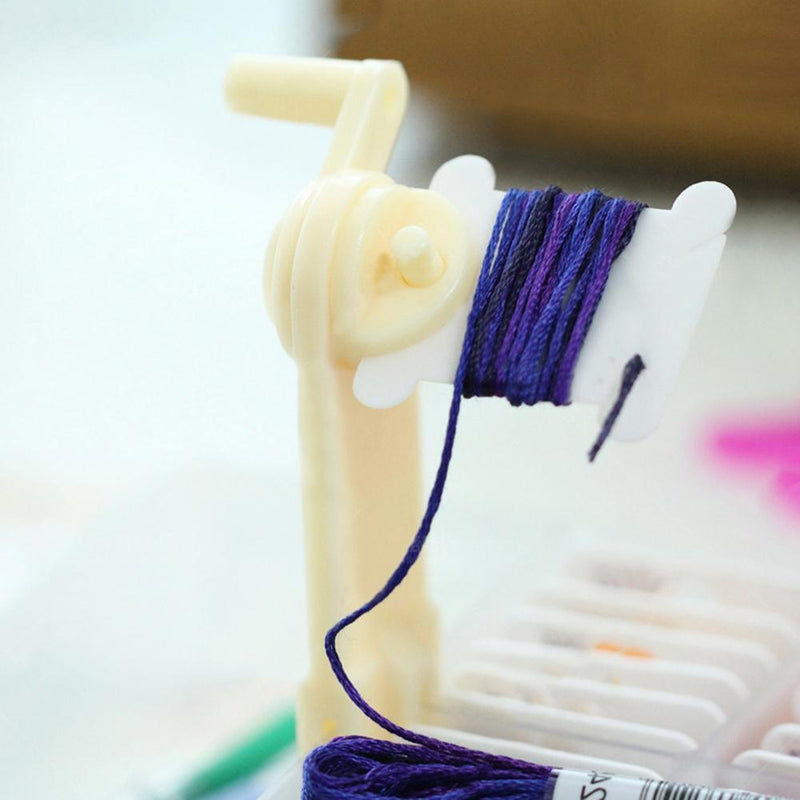 25pcs Thread String Winder Plastic Winding Plate Board Yarn Coiling Bobbin Newly