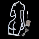 LED Night Light Neon Women Back Bedroom Decoration Bedside Table Lamp (D) Newly