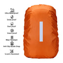 Waterproof Backpack Rain Cover Antislip Cross Buckle Strap (Orange S) Newly