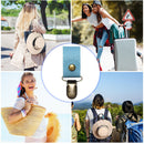 Summer Hat Clips on Bag Travel Hat Keeper Holder PU Backpack Luggage Duck C