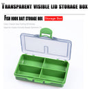 Multi-Slot Lures Bait Hooks Box Fishing Tackle Storage Container (4 Cells) Newly