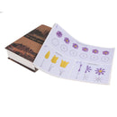 23pcs/set Cake Icing Piping DIY Practice Drawing Board Template Paper Newly