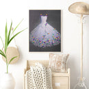 Special Shaped 5D Kit White Wedding Dress Diamond Painting Craft (YXC021)