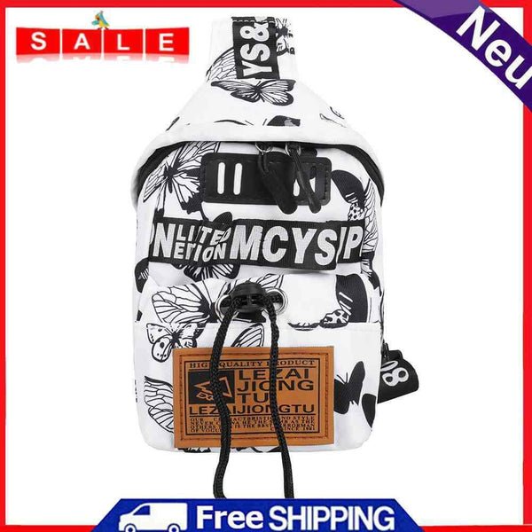 Fashion Women Casual Animal Pattern Printing Small Shoulder Chest Bag Handbags