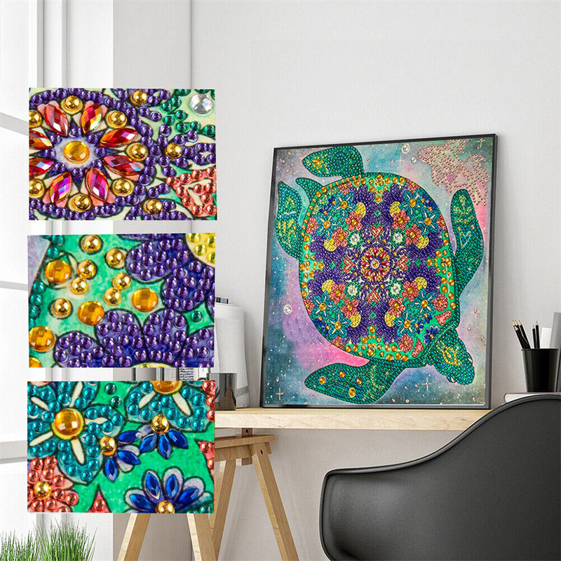 Part Specical Shaped Drill Diamond Painting Sea Turtle DIY Handmade Art Gift