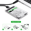2.5 inch HDD SSD Case Enclosure Laptop SATA III to USB 3.0 Hard Drive Box