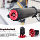 2pcs Bike Bar End Plug Aluminum Alloy Bicycle MTB Handlebar End Cap (Red) Newly
