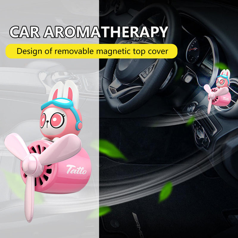 #A Cartoon Pilot Aromatherapy Clip Refillable Car Perfume Diffuser Auto Accessor