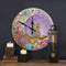 30 x 30cm Metal Tin Diamond Painting Clock DIY Owl Rhinestone Picture Wall Decor