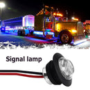 5pcs 12V-24V 3 SMD LEDs Trailer Side Marker Lights Clearance Light (White) Newly