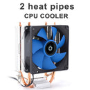 X200 CPU Cooler Radiator 2 Heatpipe 3Pin Cooling Fan for Intel 1155 (1 Fan)