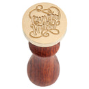 Wax Seal Stamp Happy Birthday Paint Wood Seal DIY Envelope Wedding Invitati