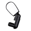 2pcs Adjustable MTB Bike Bicycle Cycling Rearview Mirror Glass Mini(Black)