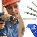 2.0-12.5mm Tool Corundum Grinding Wheel Drill Bit Sharpener Kits (Blue) Newly