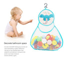 Baby Cartoon Bath Water Toys Hanging Net Ocean Balls Storage Bag (Elephant)