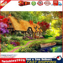 Garden Bungalow 5D Diamond DIY Painting Craft Kit Home Decor Newly